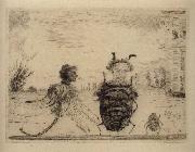 James Ensor Strange Insects oil painting
